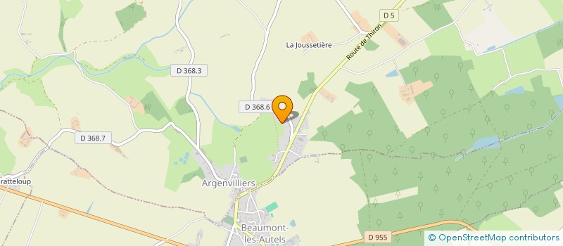 localisation de l'entreprise L'ART D'ETRE PERCHE à ARGENVILLIERS