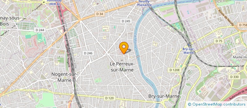 localisation de l'entreprise L'ART D'OSER, DE PRENDRE LE TEMPS DU TEMPS, DE SE FORMER, D'APPRENDRE, DE SE DEVELOPPER POUR MIEUX S'ENTREPRENDRE, DECID à LE PERREUX-SUR-MARNE