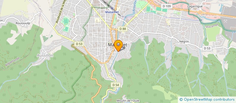 localisation de l'entreprise L'ART DANS L'ATELIER  MAZAMET