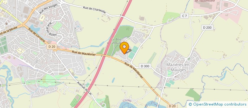 localisation de l'entreprise L'ART DE CONSTRUIRE à CHOLET