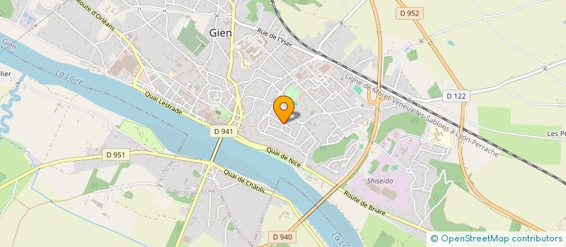 localisation de l'entreprise L'ART DE DANSER SA VIE à GIEN