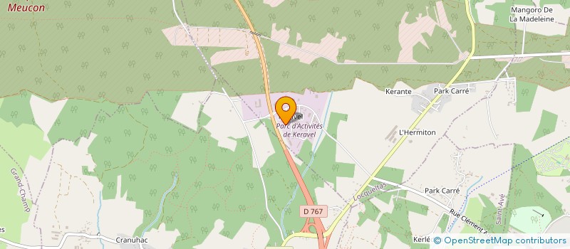 localisation de l'entreprise L'ART DE FER  LOCQUELTAS