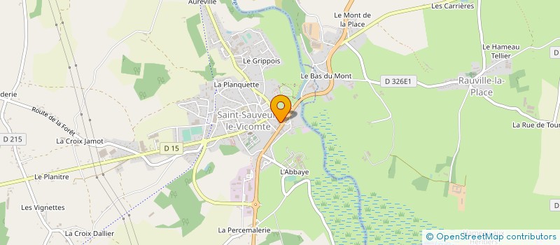 localisation de l'entreprise L'ART DE FER  SAINT-SAUVEUR-LE-VICOMTE