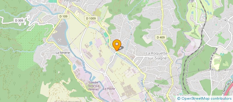 localisation de l'entreprise L ART DE GRANDIR LA SIAGNE à LA ROQUETTE-SUR-SIAGNE