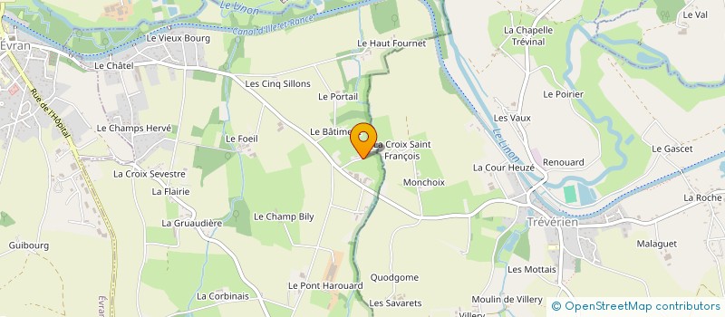 localisation de l'entreprise L'ART DE L'ALCHIMISTE  SAINT-JUVAT