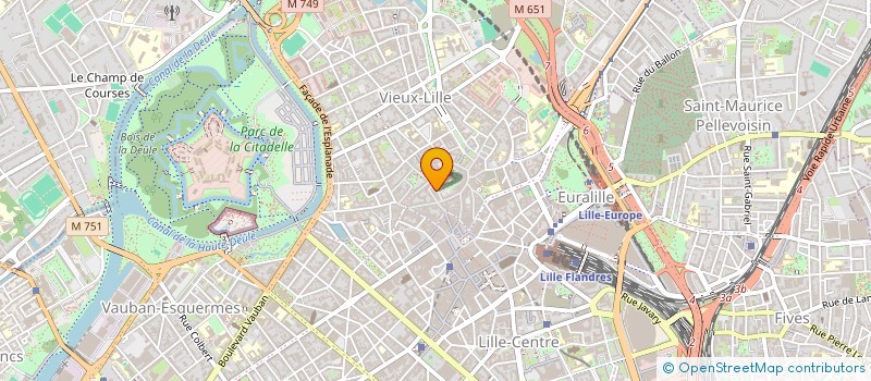 localisation de l'entreprise L'ART DE L'EFFERVESCENCE à LILLE