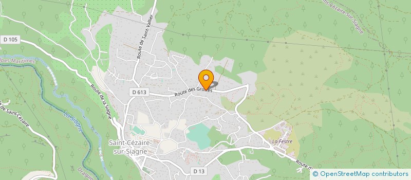 localisation de l'entreprise L'ART DE L'HABITAT à SAINT-CEZAIRE-SUR-SIAGNE