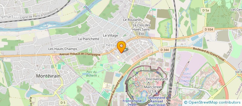 localisation de l'entreprise L'ART DE L'INSTANT  CHESSY