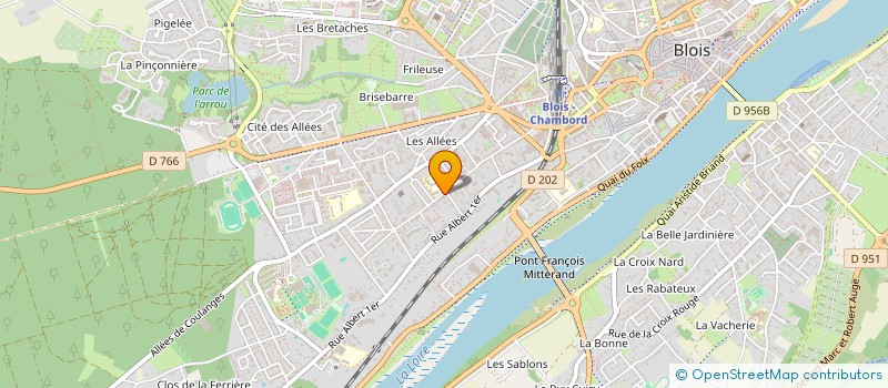 localisation de l'entreprise L'ART DE LA BOUCHERIE  BLOIS