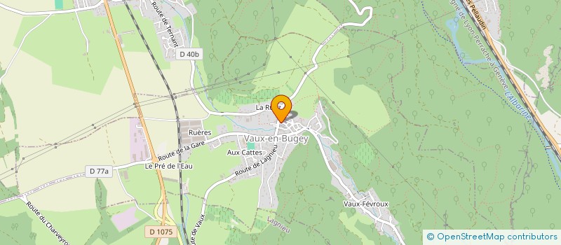 localisation de l'entreprise L'ART DE LA COIFFURE à VAUX-EN-BUGEY