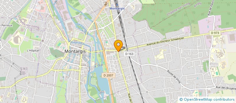 localisation de l'entreprise L'ART DE LA COIFFURE à MONTARGIS