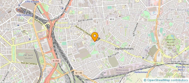 localisation de l'entreprise L'ART DE LA DECORATION à LILLE