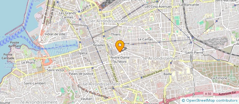 localisation de l'entreprise L'ART DE LA FROMAGERIE à MARSEILLE
