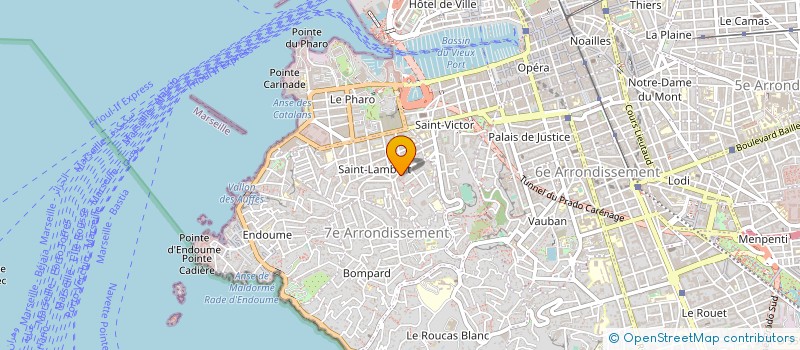 localisation de l'entreprise L'ART DE LA FROMAGERIE ENDOUME à MARSEILLE