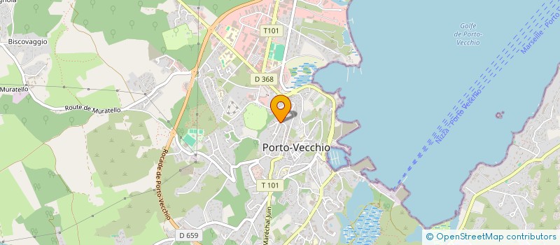 localisation de l'entreprise L'ART DE LA GLACE  PORTO-VECCHIO