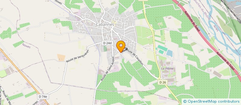 localisation de l'entreprise L'ART DE LA MACONNERIE  CABANNES