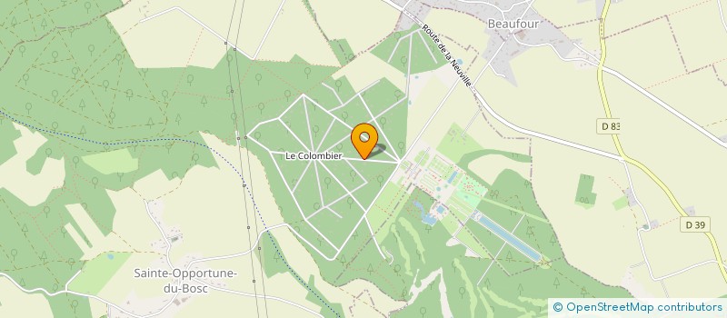 localisation de l'entreprise L'ART DE LA RECEPTION  SAINTE-OPPORTUNE-DU-BOSC