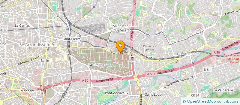 localisation de l'entreprise L'ART DE LA TABLE  MARSEILLE
