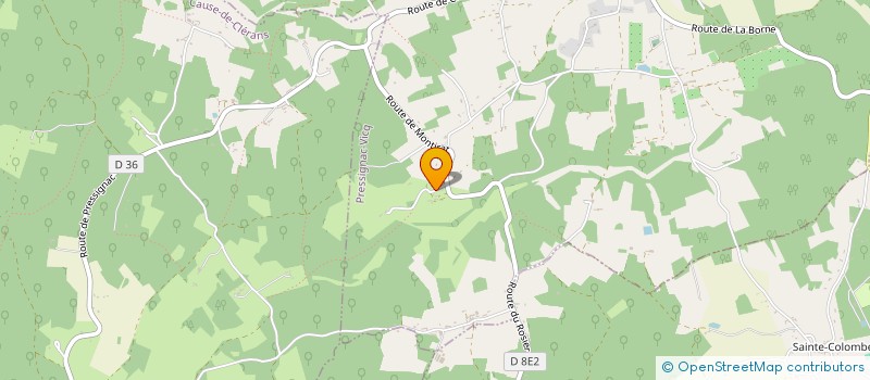 localisation de l'entreprise L'ART DE LIRE. ASSOCIATION POUR UNE PHILOLOGIE CRITIQUE  PRESSIGNAC-VICQ