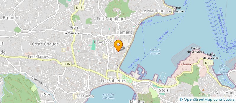 localisation de l'entreprise L'ART DE METS à LA SEYNE SUR MER