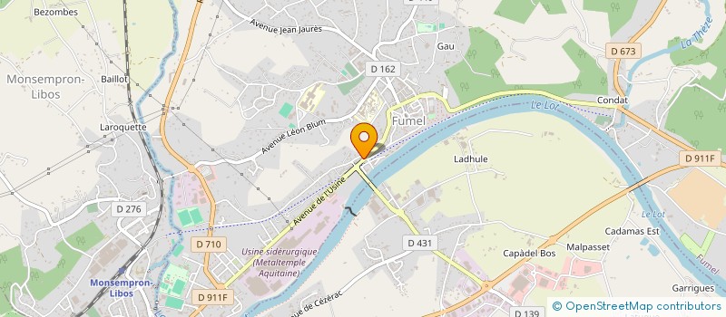 localisation de l'entreprise L ART DE PASSAGE  FUMEL