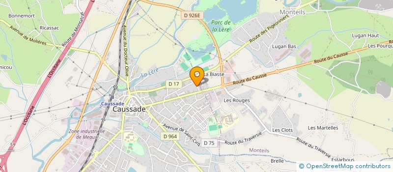 localisation de l'entreprise L'ART DE RIEN  CAUSSADE