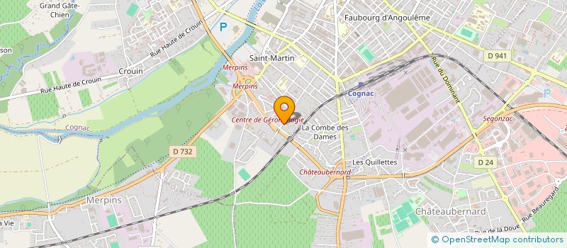 localisation de l'entreprise L'ART DECO GNAC à COGNAC