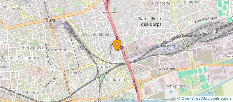 localisation de l'entreprise L'ART DES 6 SENS à TOURS