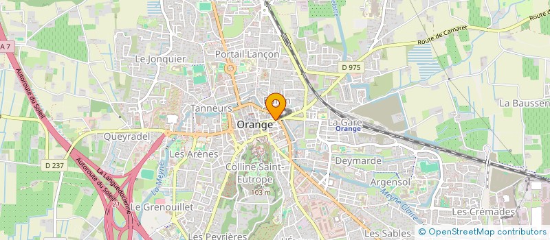localisation de l'entreprise L ART DES CHOIX à ORANGE