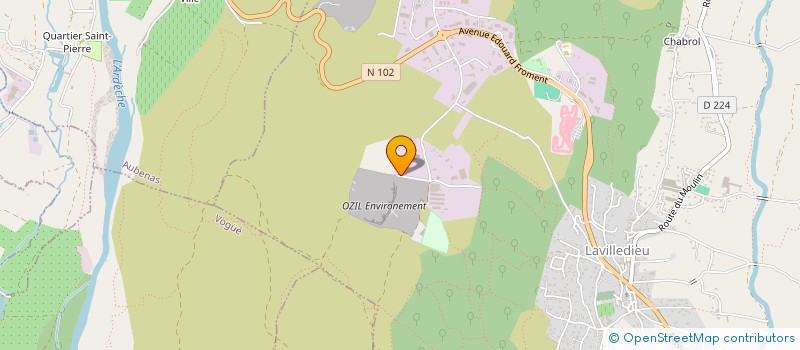 localisation de l'entreprise L'ART DES CHOIX EN GRANULATS  LAVILLEDIEU