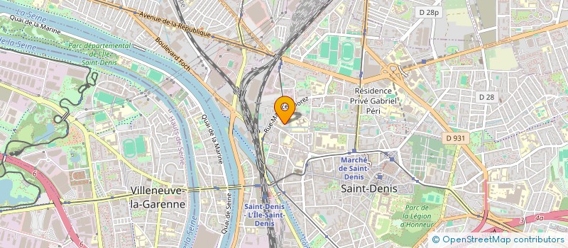 localisation de l'entreprise L'ART DES COMMUNS à SAINT-DENIS