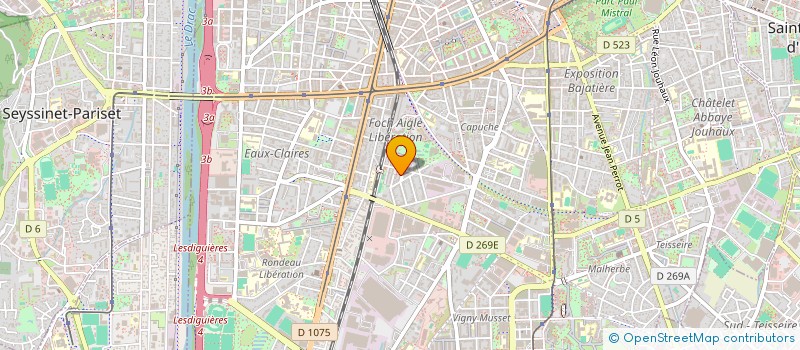 localisation de l'entreprise L'ART DES COPEAUX  GRENOBLE