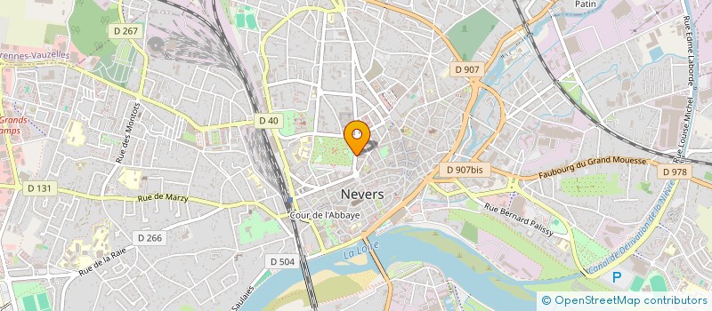 localisation de l'entreprise L ART DES FEES à NEVERS