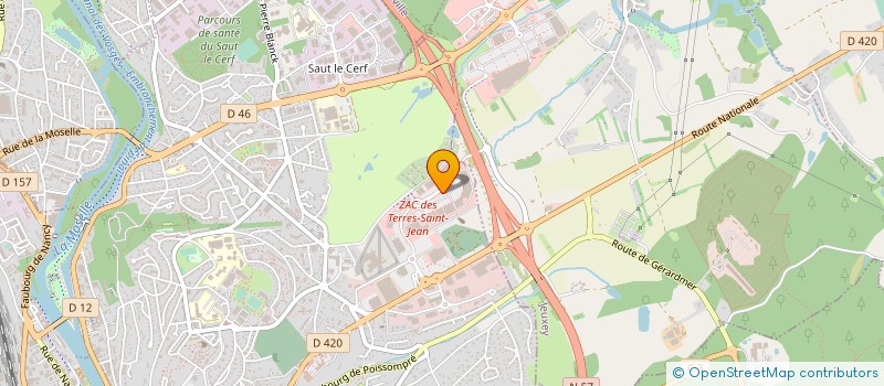 localisation de l'entreprise L'ART DES FERMETURES à EPINAL