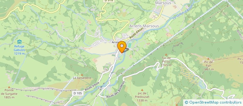 localisation de l'entreprise L'ART DES GENS  ARRENS-MARSOUS