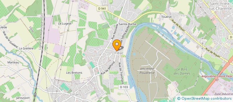 localisation de l'entreprise L ART DES MELANGES à FLEAC