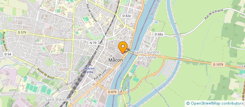 localisation de l'entreprise L'ART DES METS à MACON