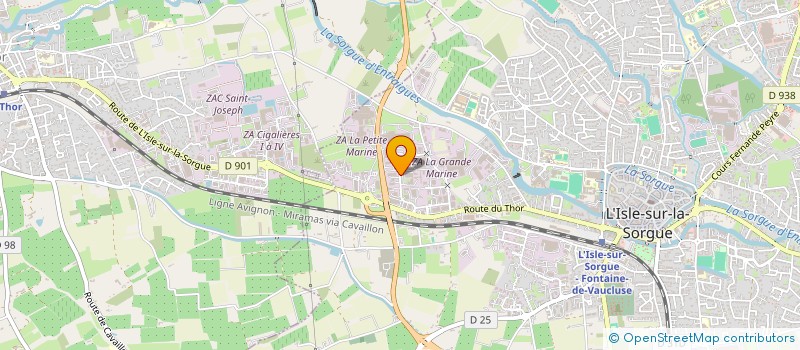 localisation de l'entreprise L'ART DES PAINS à L'ISLE-SUR-LA-SORGUE