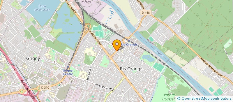 localisation de l'entreprise L'ART DES PAYSAGES EN 4 SAISONS à RIS-ORANGIS