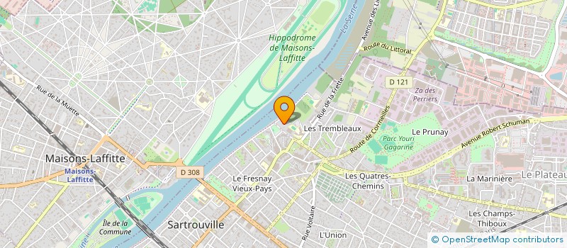 localisation de l'entreprise L'ART DES PROJETS  SARTROUVILLE