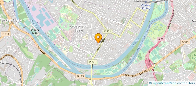 localisation de l'entreprise L ART DES TOITS à CROISSY-SUR-SEINE