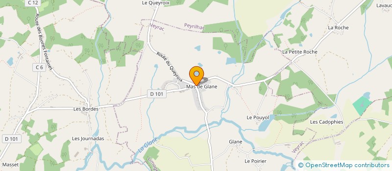 localisation de l'entreprise L'ART DES TOITS à ORADOUR-SUR-GLANE