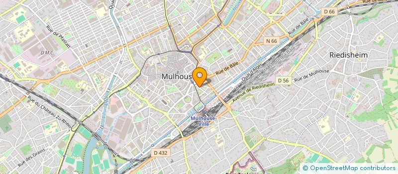 localisation de l'entreprise L'ART DU BAIN à MULHOUSE