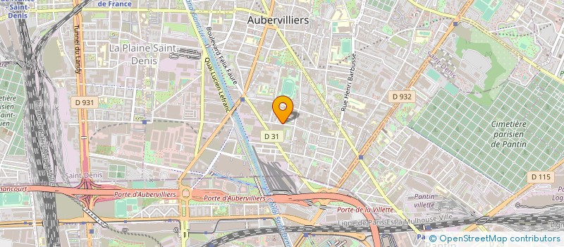localisation de l'entreprise L'ART DU BATIMENT à AUBERVILLIERS