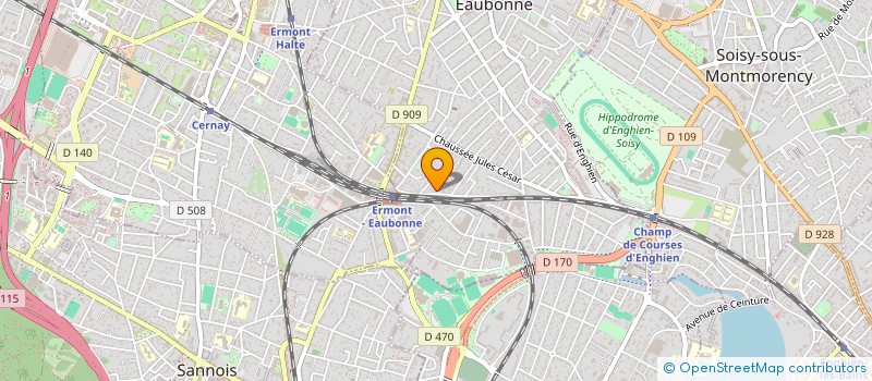 localisation de l'entreprise L ART DU BATIMENT ET DE LA CONSTRUCTION à EAUBONNE