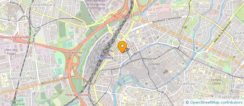 localisation de l'entreprise L ART DU BIEN ETRE à STRASBOURG