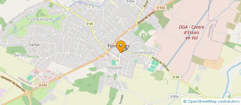 localisation de l'entreprise L'ART DU BIEN ETRE DE PATRICIA  FONSORBES