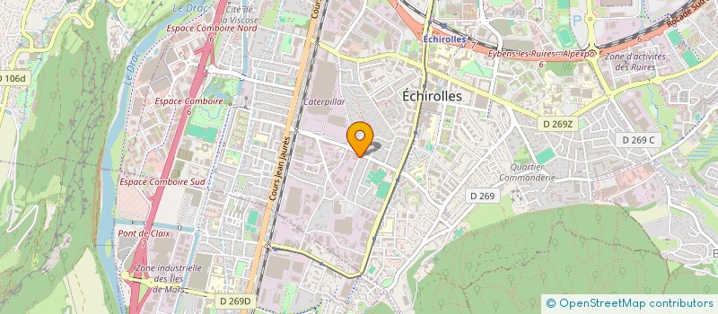 localisation de l'entreprise L'ART DU BOIS à ECHIROLLES