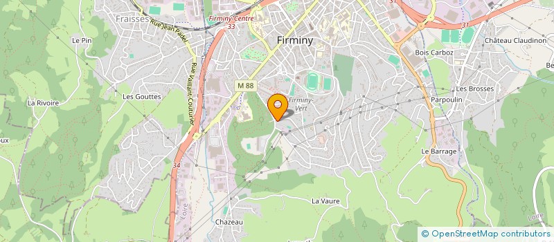 localisation de l'entreprise L'ART DU BOIS 42 à FIRMINY