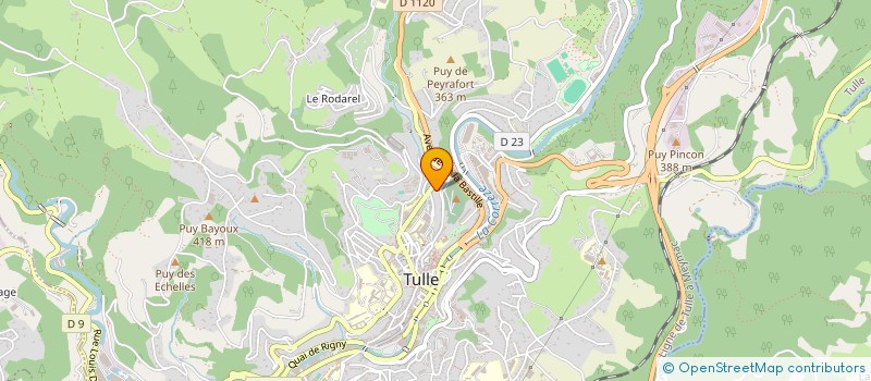 localisation de l'entreprise L'ART DU BOIS  TULLE